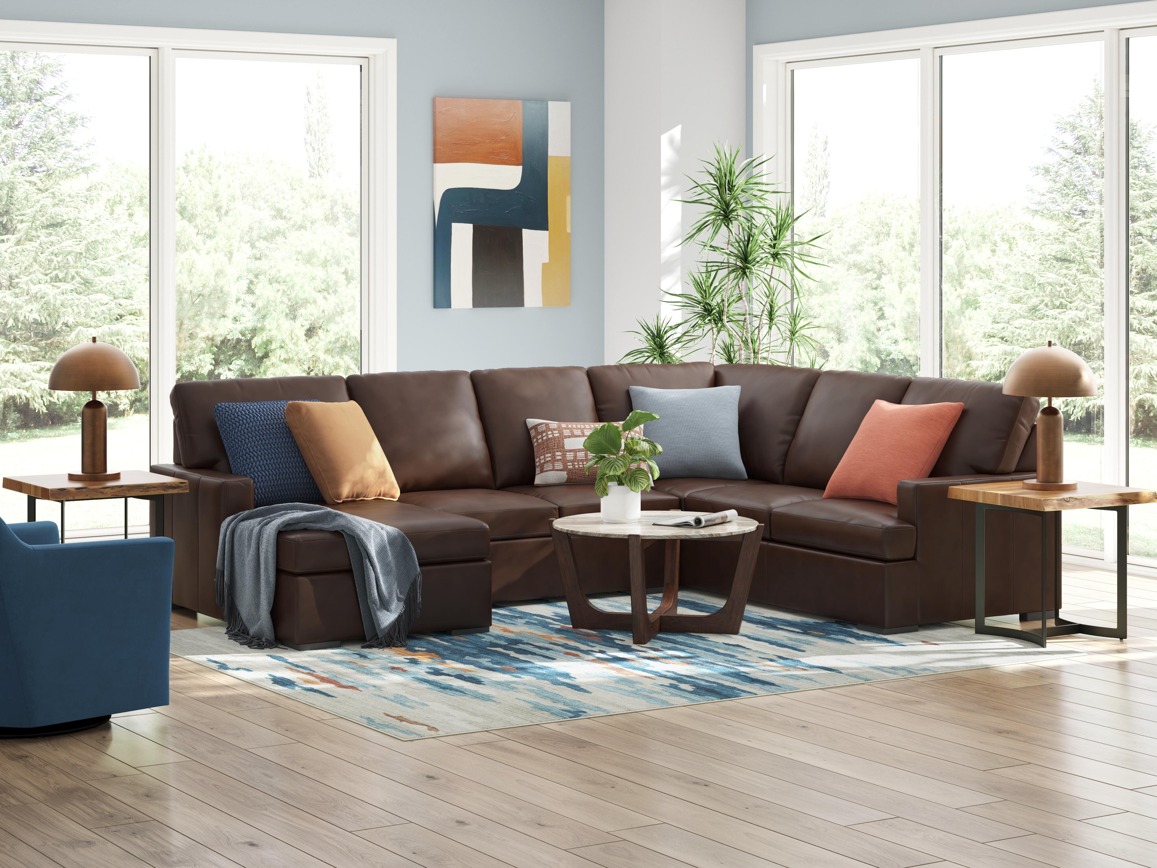 Modern Day 3-Piece Sectional with Chaise - image 2